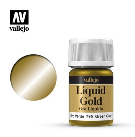 GREEN GOLD (VALLEJO MODEL COLOR - ALCOHOL BASED) (NEW FORMULA!)