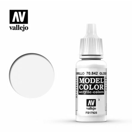 GLOSS WHITE (VALLEJO MODEL COLOR) (6-pack)