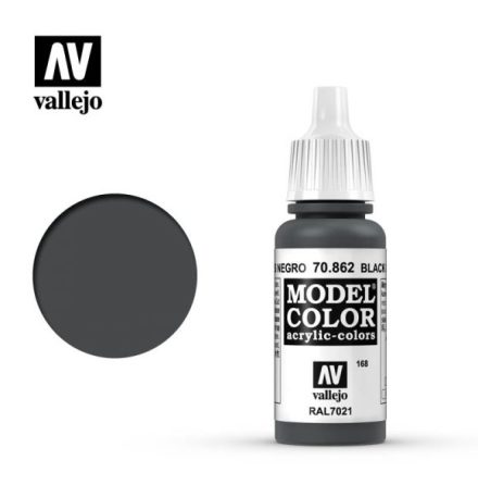 BLACK GREY (VALLEJO MODEL COLOR) (6-pack)