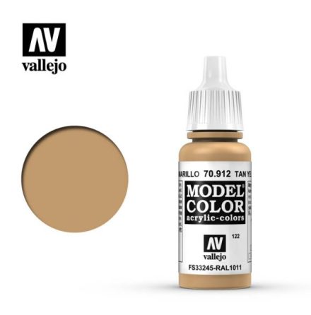 TAN YELLOW (VALLEJO MODEL COLOR) (6-pack)