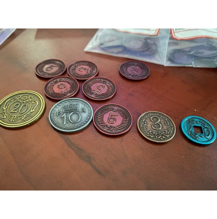 Scythe &amp; Expeditions Metal Coins