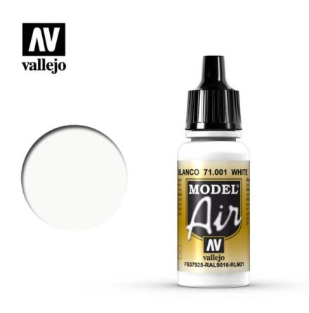 WHITE (VALLEJO MODEL AIR) (6-pack)