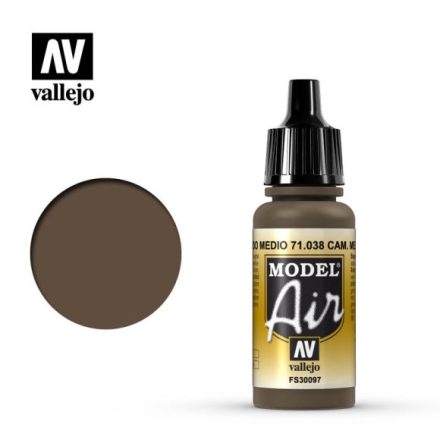 CAMOUFLAGE MEDIUM BROWN (VALLEJO MODEL AIR) (6-pack)