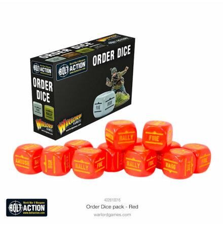 Orders Dice Pack - Red