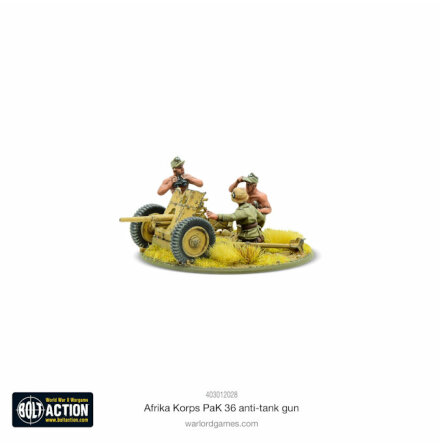 Afrika Korps Pak 36 Light Anti-Tank Gun