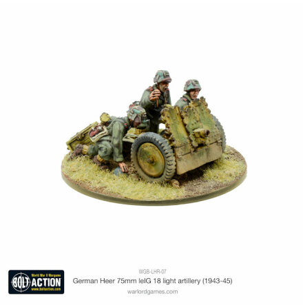 German Heer 75mm LEiG 18 Artillery