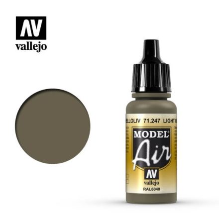 LIGHT OLIVE (VALLEJO MODEL AIR) (6-pack)