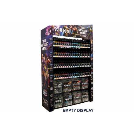 DISPLAY VALLEJO TRUE METALLIC METAL (EMPTY)