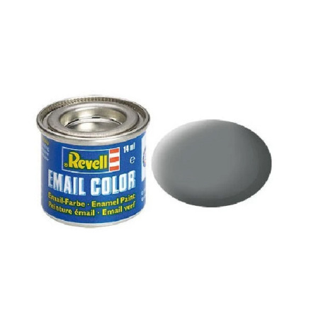 REVELL Enamel 14 ml. mouse grey mat (6-pack)