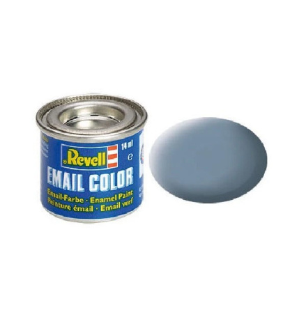 REVELL Enamel 14 ml. grey mat (6-pack)