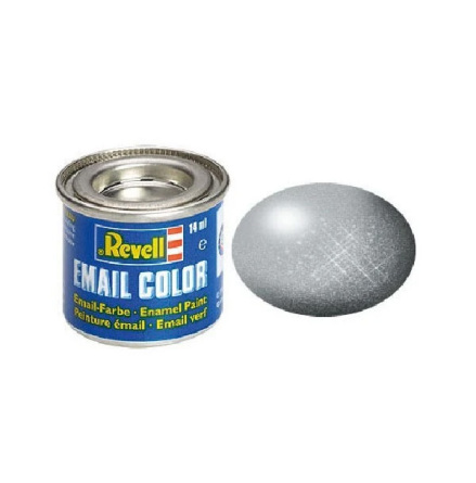 REVELL Enamel 14 ml. silver metallic (6-pack)