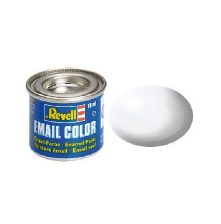 REVELL Enamel 14 ml. white silk (6-pack)