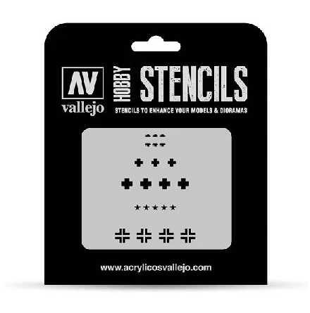 Vallejo Stencil German WWII Tank Markings