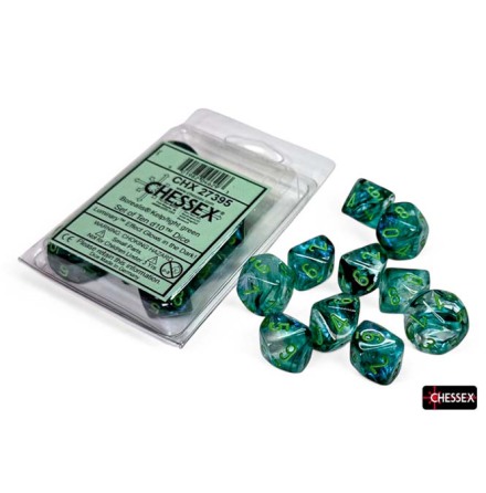 Borealis� Kelp/light green Luminary&amp;trade; Set of Ten d10s