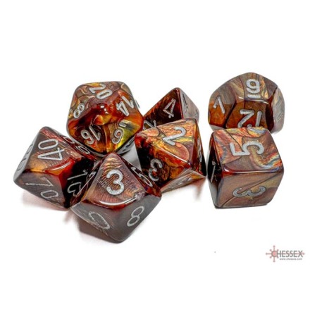 Lustrous� Polyhedral Gold/silver 7-Die Set