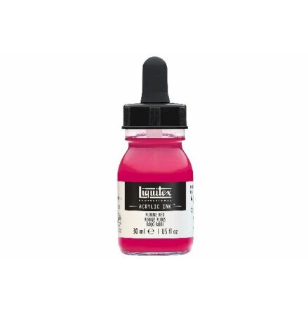 LIQUITEX ACRYLIC INK 30ML RUBINE RED 388