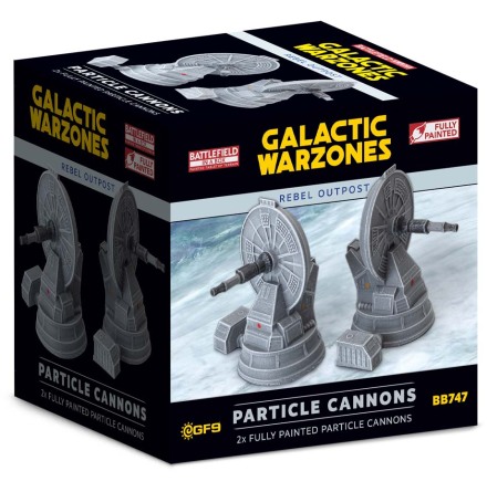 BIAB Galactic Warzones: Rebel Outpost - Particle Cannons (x2) 32mm scale