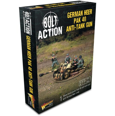German Heer Pak 40 Anti-Tank Gun