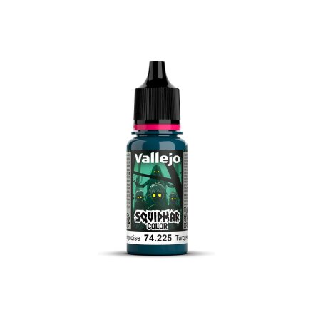 Vallejo Squidmar Color: 225 - Ghastly Turquoise 18 ml (6-pack)