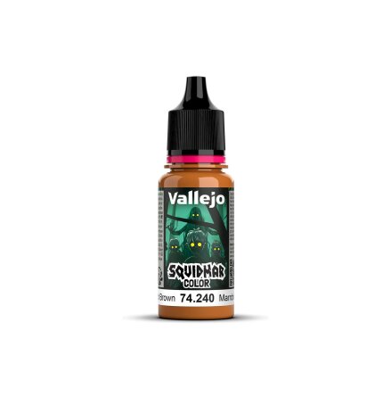 Vallejo Squidmar Color: 240 - Rich Brown 18ml (6-pack)