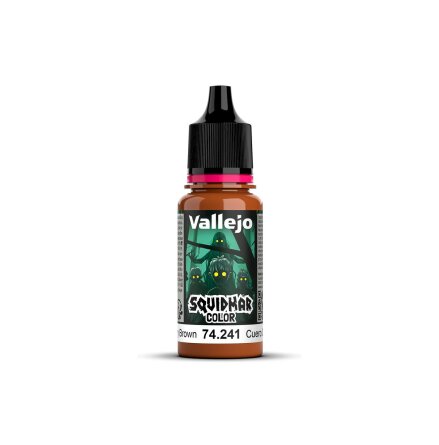 Vallejo Squidmar Color: 241 - Leathery Brown 18ml (6-pack)