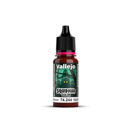 Vallejo Squidmar Color: 244 - Cult Brown 18ml (6-pack)