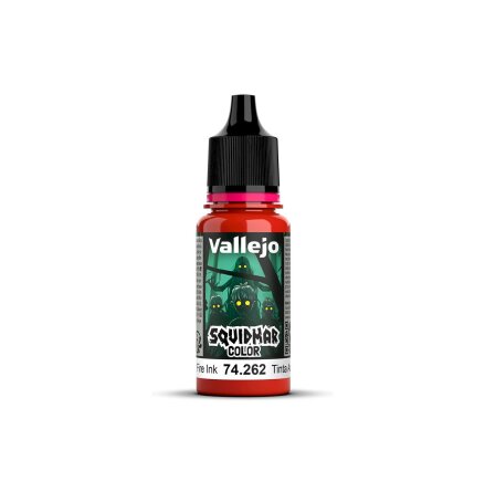 Vallejo Squidmar Color: 262 - Fire Ink 18 ml (6-pack)