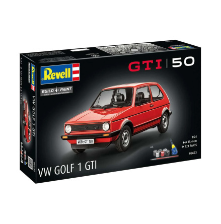 REVELL Gift Set 50 Years of the VW Golf 1 GTi 1:24