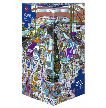 Schöne: Train Station (2000 pieces triangular box)