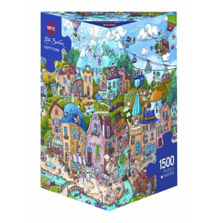Berman: Happytown (1500 pieces triangular box)