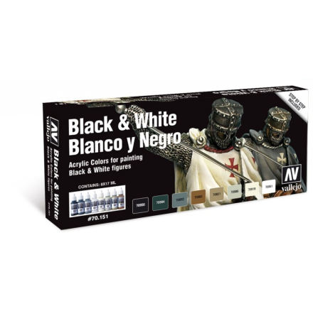 Model Color Set: Black &amp; White