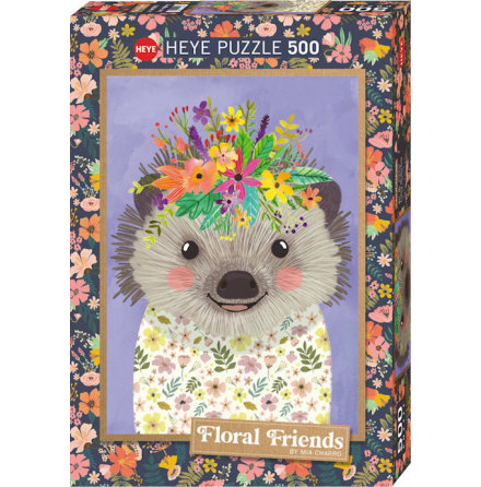 Floral Friends: Funny Hedgehog (500 pieces)