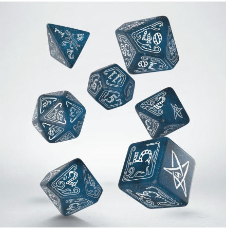 Call of Cthulhu Abyssal &amp; white Dice Set