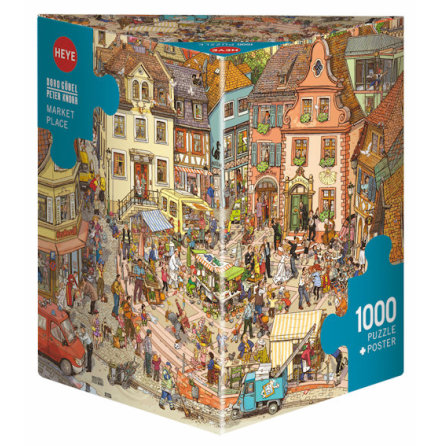 Gbel/Knorr: Market Place (1000 pieces triangular box)