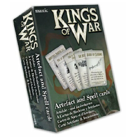 Kings of War Spell & Artefact Cards 2022