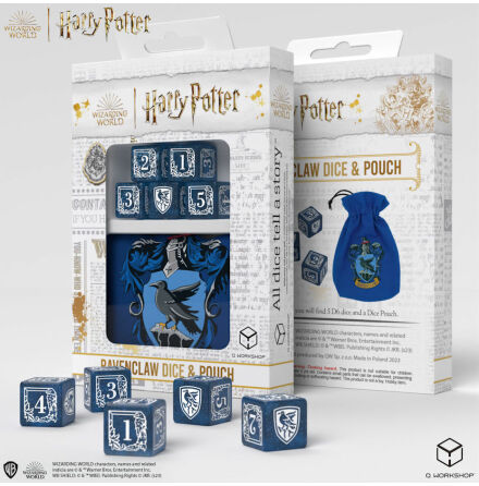Harry Potter. Ravenclaw Dice &amp; Pouch